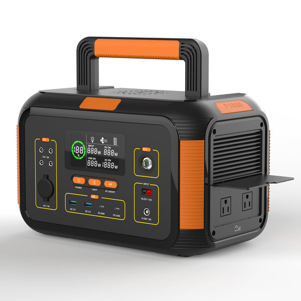 500W Portable Power Station - Rechargeable Battery Generator - Stealth -  Stealth Angel Survival