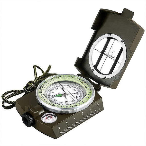 MLC1 Professional Military Lensatic Sighting Metal Compass with Carrying  Pouch Stealth Angel Survival