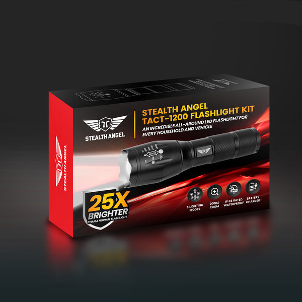 Tact-350 XML Q5 Flashlight Stealth Angel Survival
