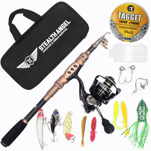 Fishing Rod Kit Pro Stealth Angel Survival