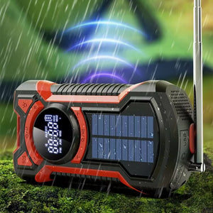 Pro Solar Digital Radio Emergency AM/FM/NOAA & LED Flashlight 5000mAH  Stealth Angel Survival