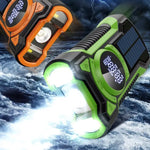 Pro Solar Digital Radio Emergency AM/FM/NOAA & LED Flashlight 5000mAH  Stealth Angel Survival