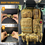 Tactical Back Seat Molle Organizer - Stealth Angel Survival