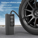 Tire ResQ - Tire Inflator Portable Air Compressor - Air Pump for Car Tires with Tire Pressure Gauge - One Click Smart Pump Tire Inflator for Car, Motorcycle, Bicycle and More