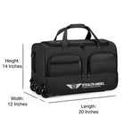 4 Person Rolling Duffle Bag Emergency Kit / Survival Bag (72 Hours) Stealth Angel Survival