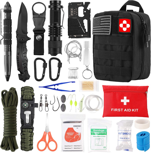 Tactical 1.0 First Aid Kit 72 Stealth Angel Survival - Stealth Angel ...