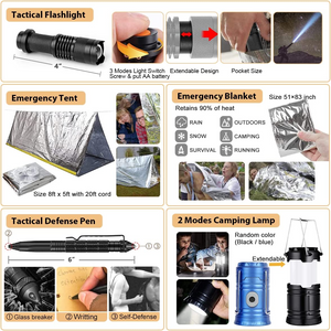 Tact-3000 Flashlight Kit Stealth Angel Survival - Stealth Angel Survival