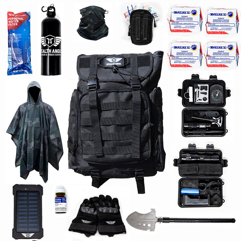 Alpha Earthquake Bug Out Bag Pro / Emergency Survival Go Bag (144 Hour ...