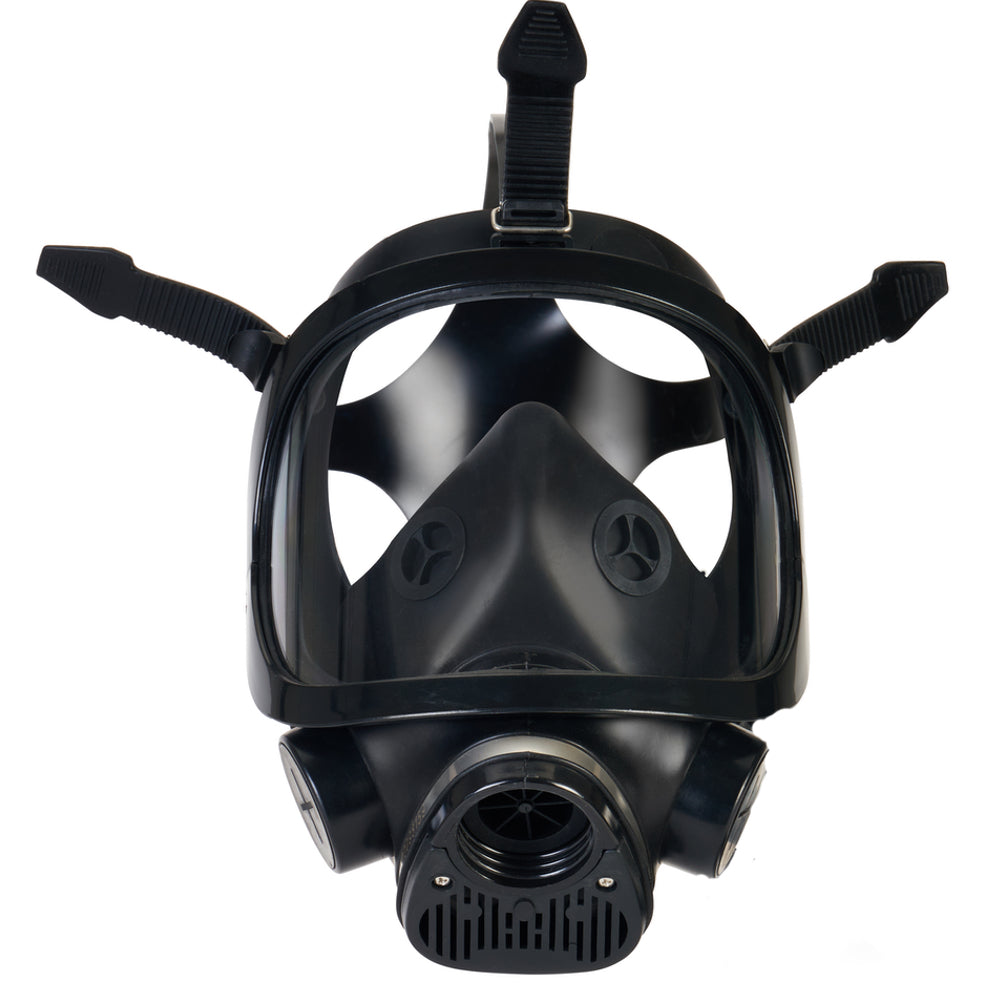 Full Face Tactical Dual Respirator Gas Mask Stealth Angel Survival ...